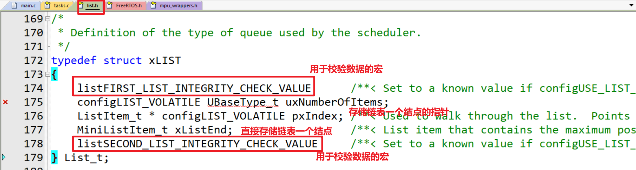  List_t 类型定义源码-图